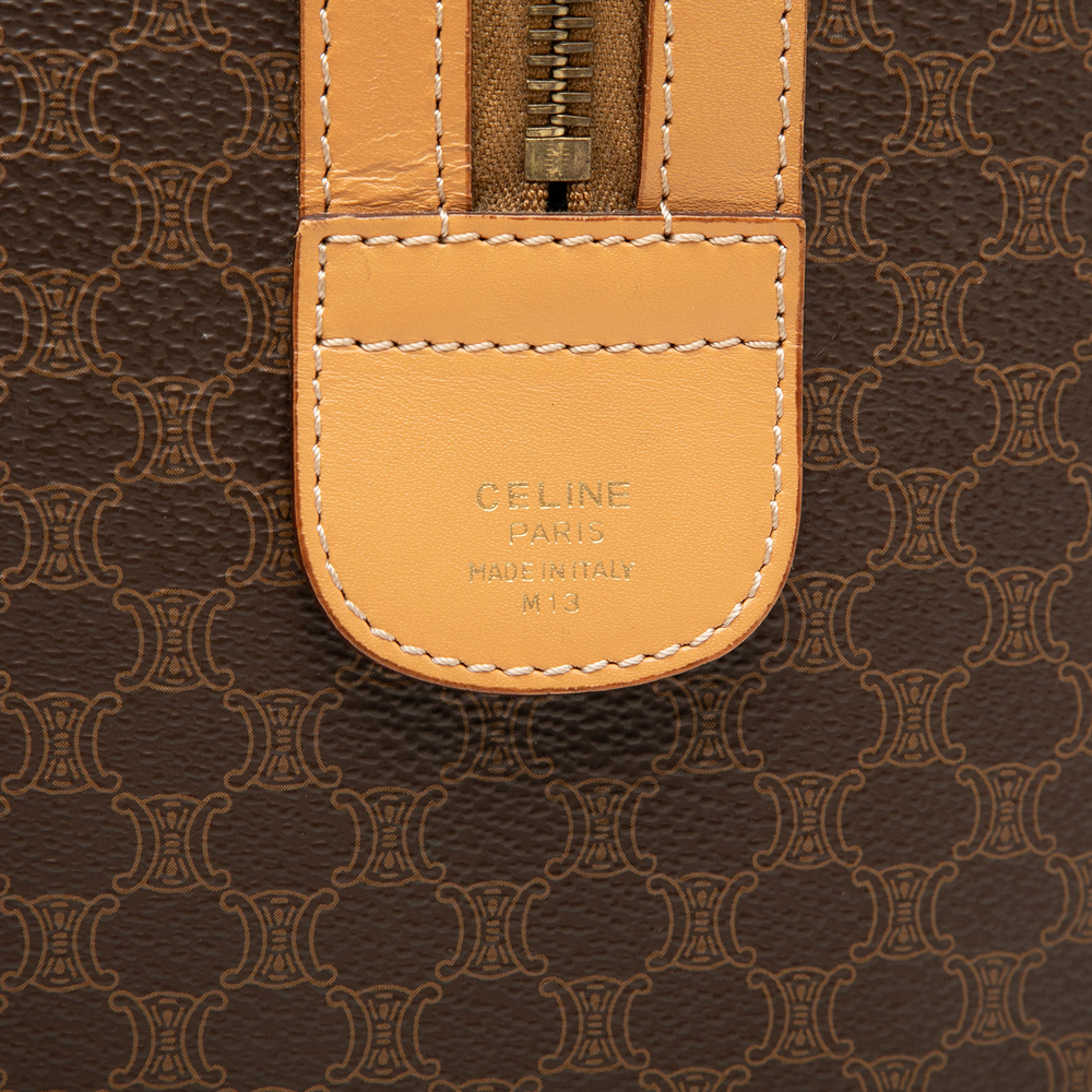 Pre-Loved Celine Macadam Coated Canvas Boston Bag - Picture 5 of 6